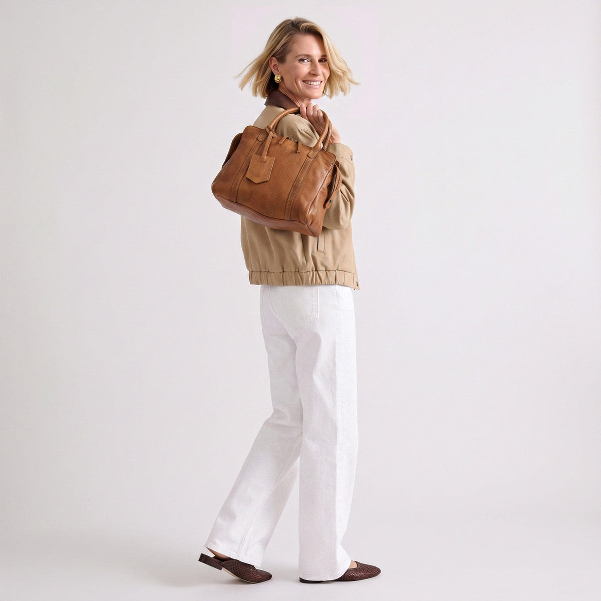 James Leather Crossbody Bag - Image 31