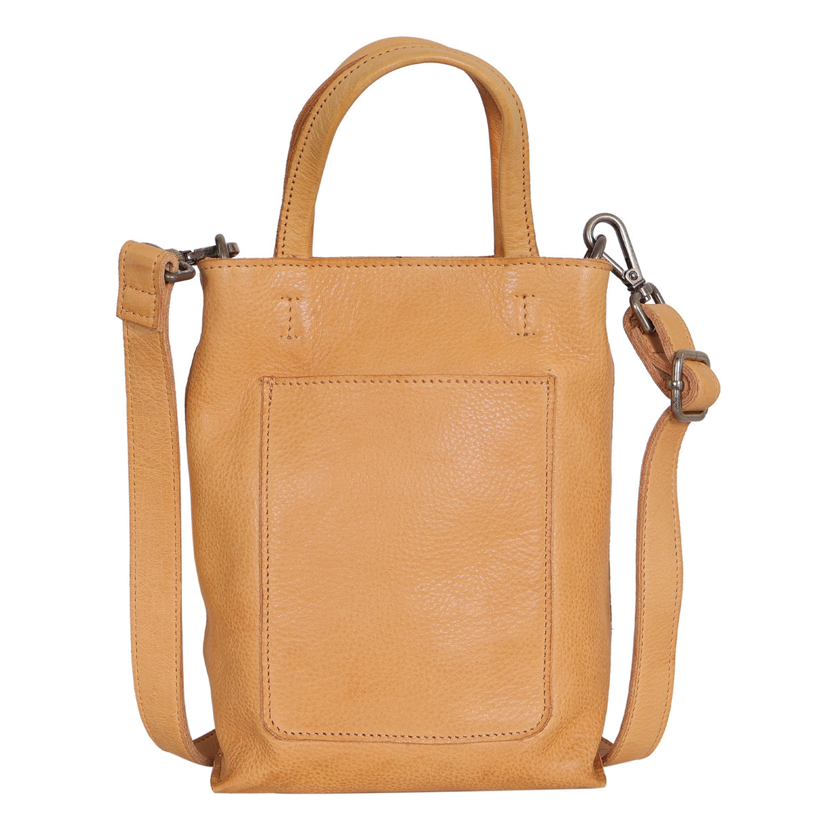 Fay Leather Crossbody - Camel