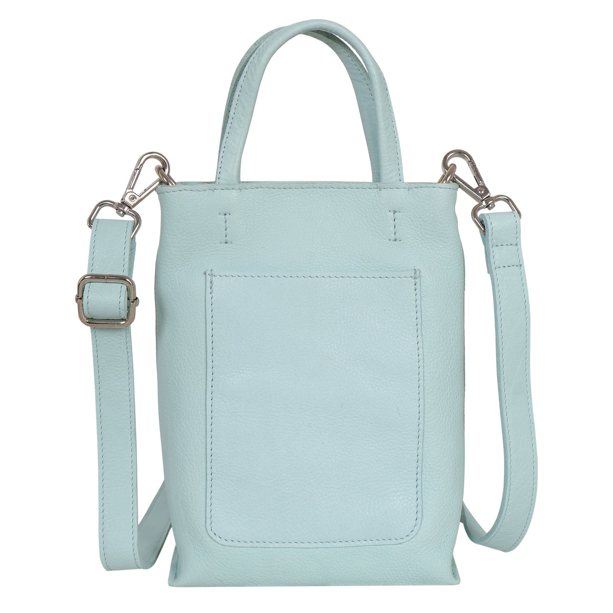 Fay Leather Crossbody - Mint