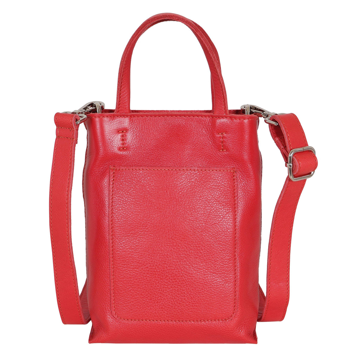 Fay Leather Crossbody - Red
