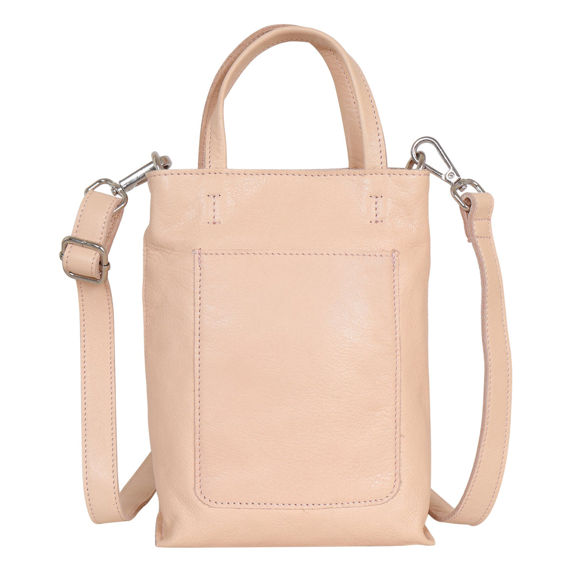 Fay Leather Crossbody - Rosa