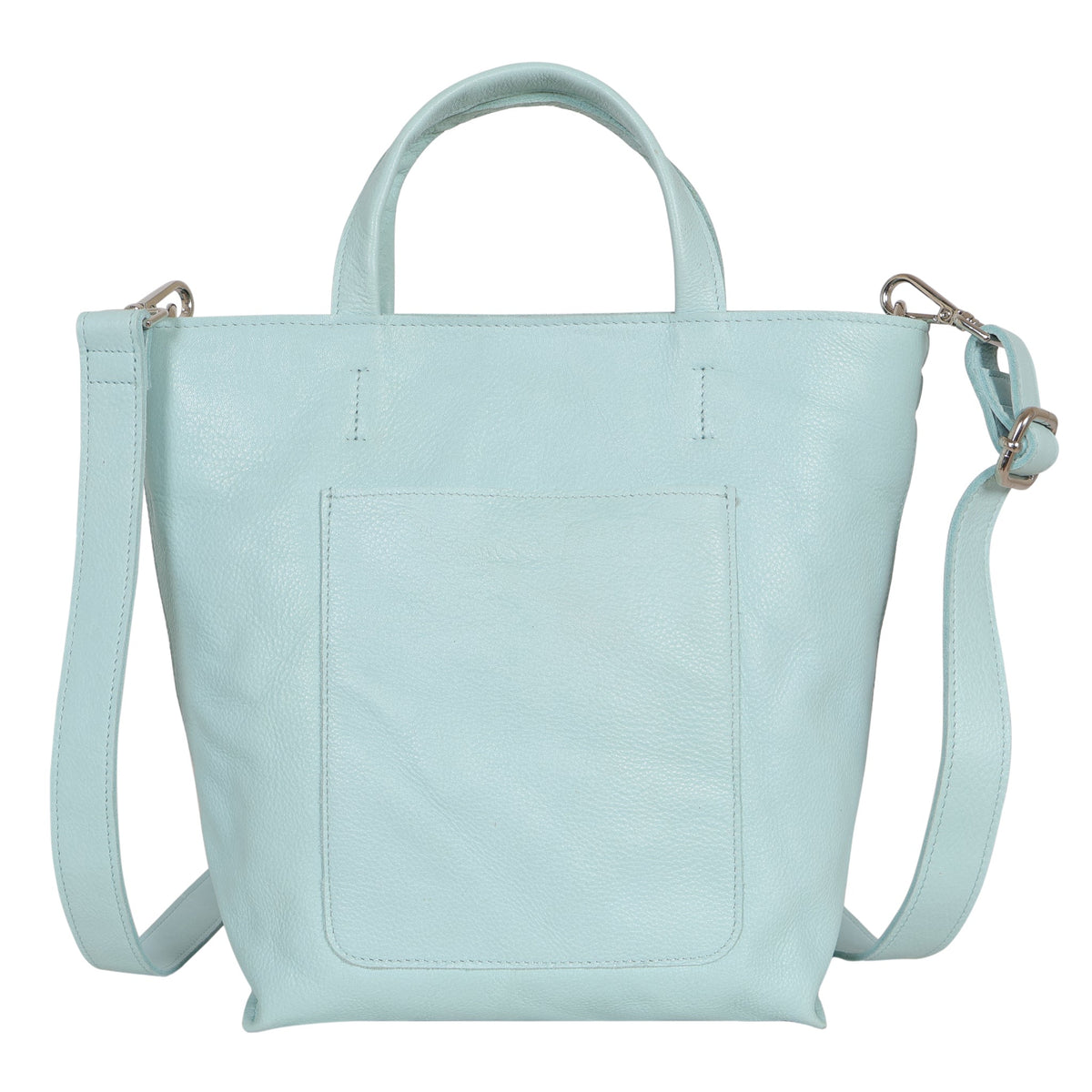 Fiona Leather Crossbody - Mint