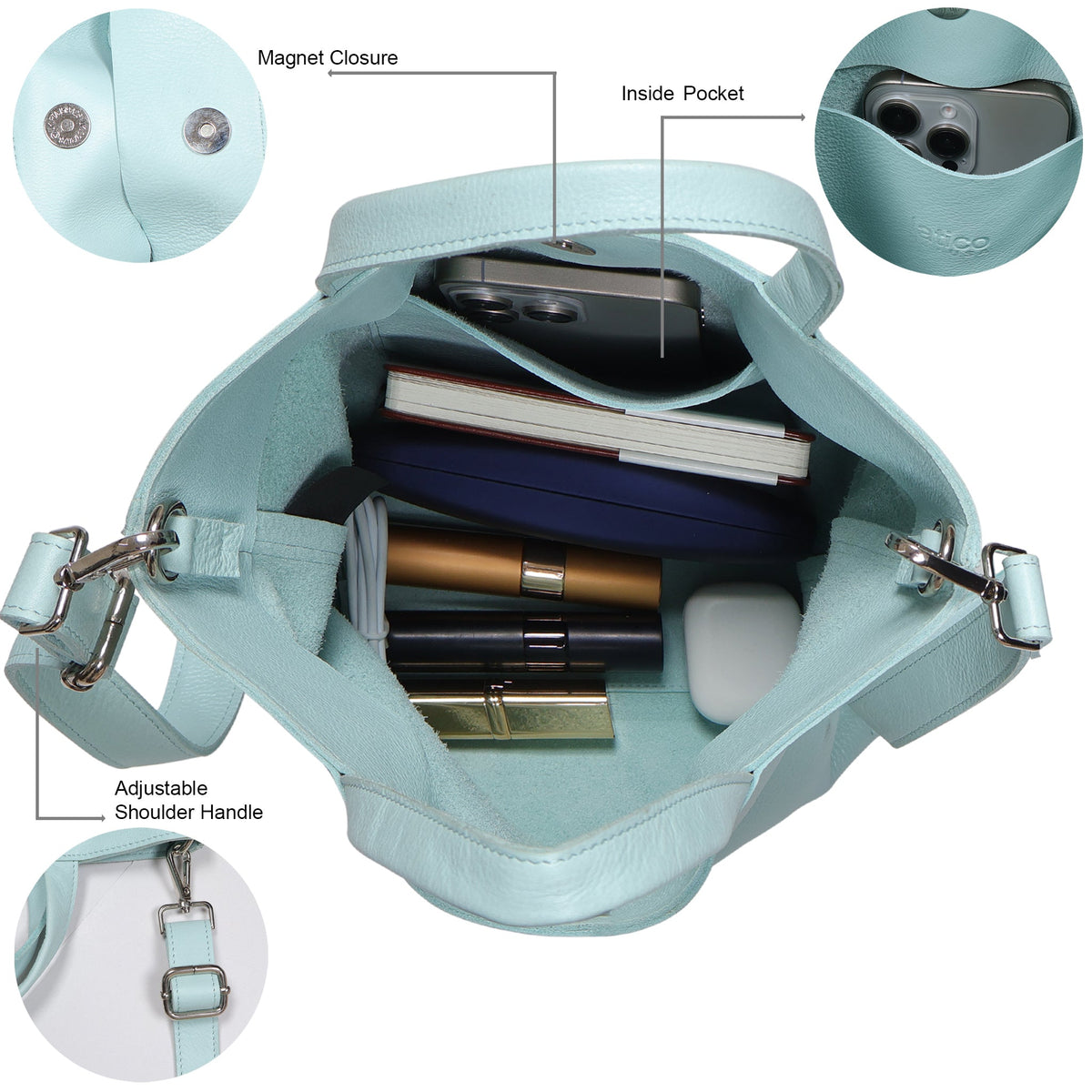 Fiona Leather Crossbody - Image 34