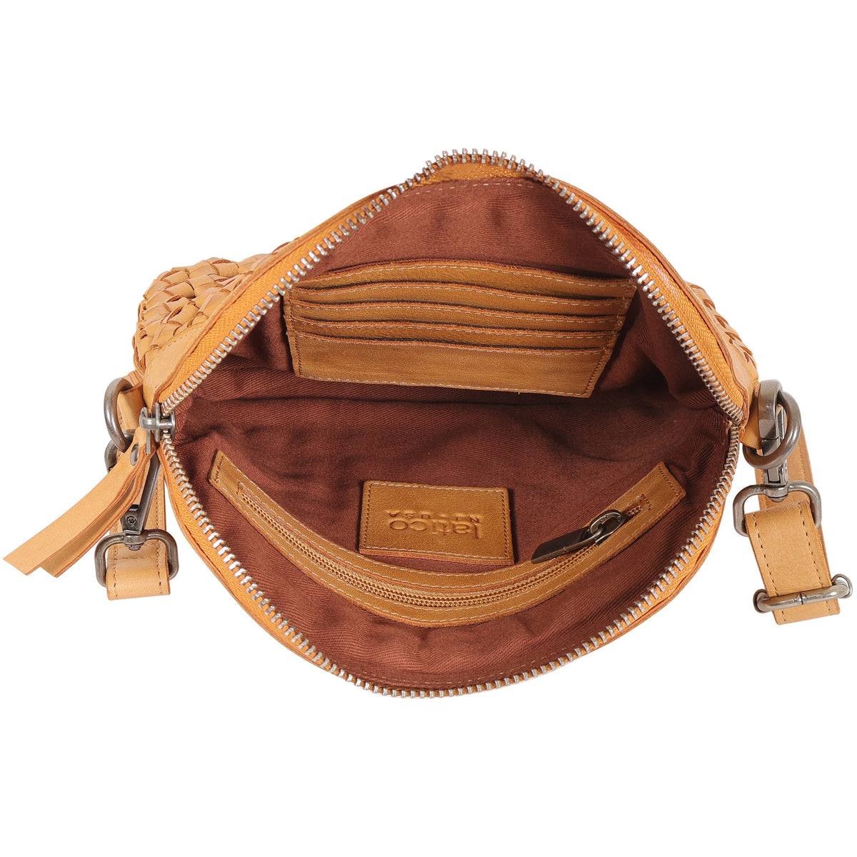 Coast Leather Crossbody Bag - Image 9