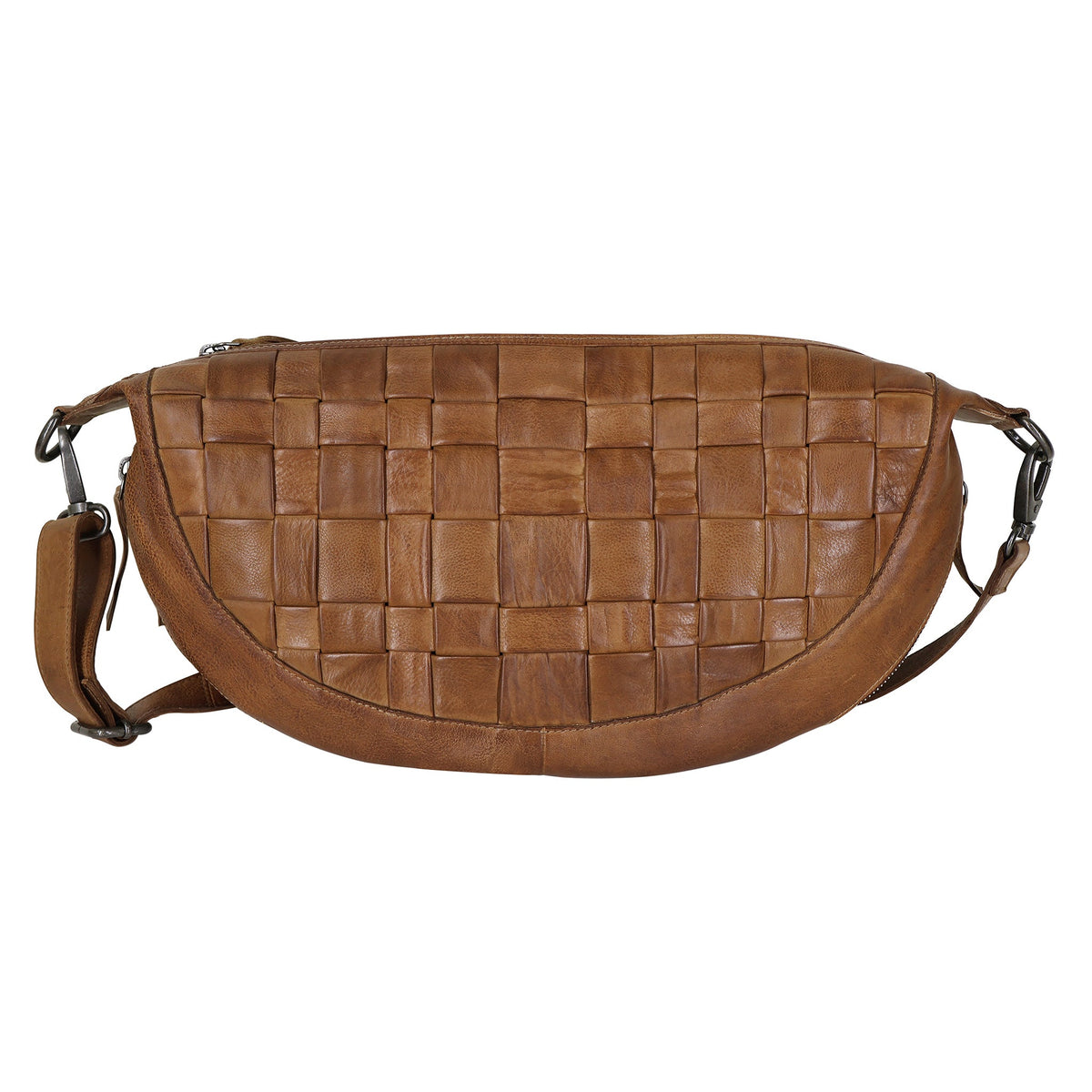 Colbie Leather Sling Bag - Cognac