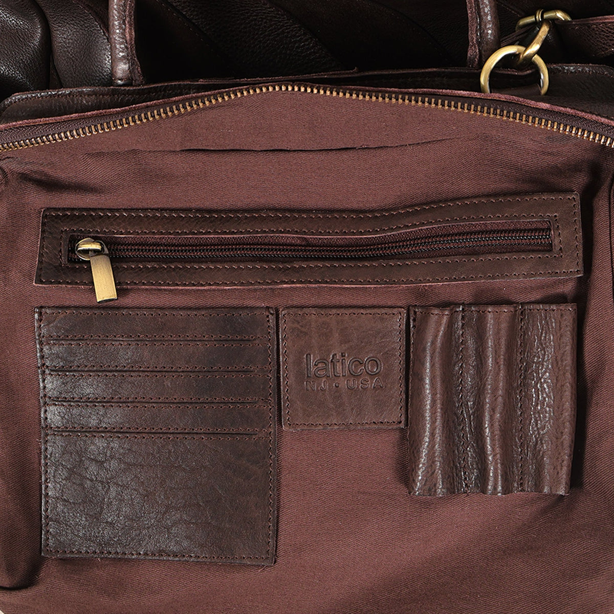 James Suede Leather Crossbody Bag - Image 6