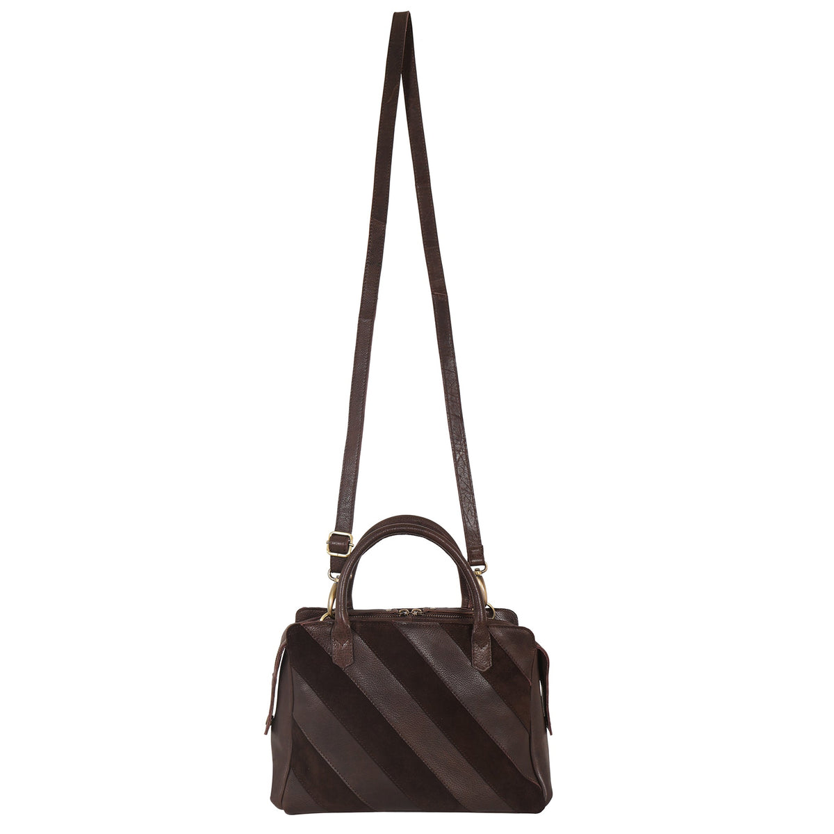 James Suede Leather Crossbody Bag - Image 4