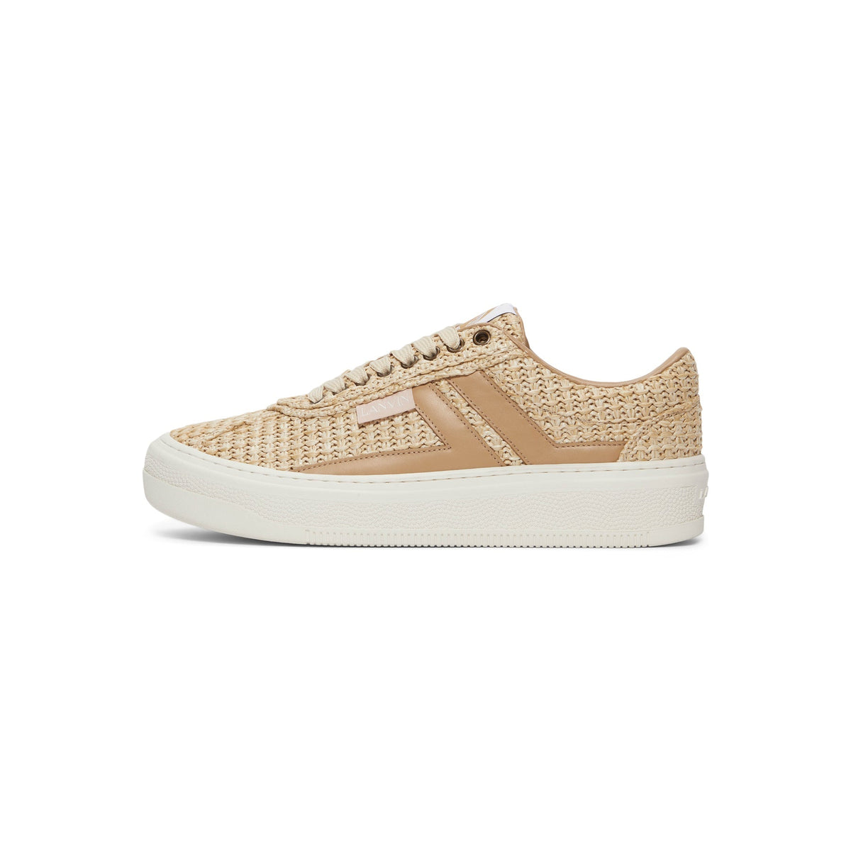 Lanvin Cash Raffia Sneakers (Natural) - Image 2