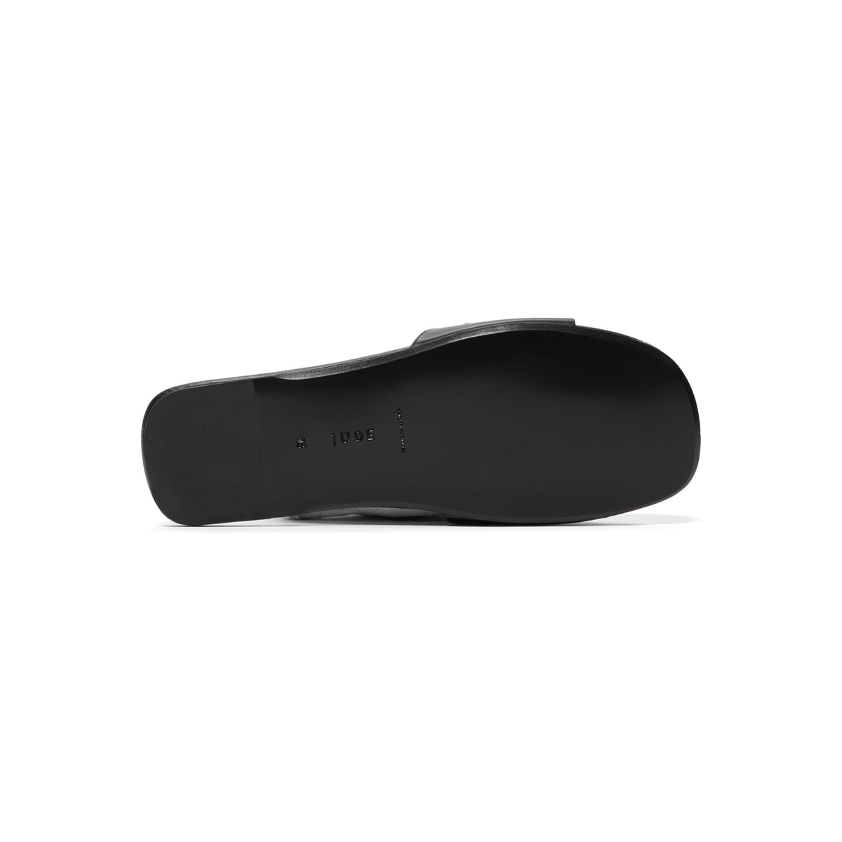 Jude Floor Flat (Black Leather) - Image 5