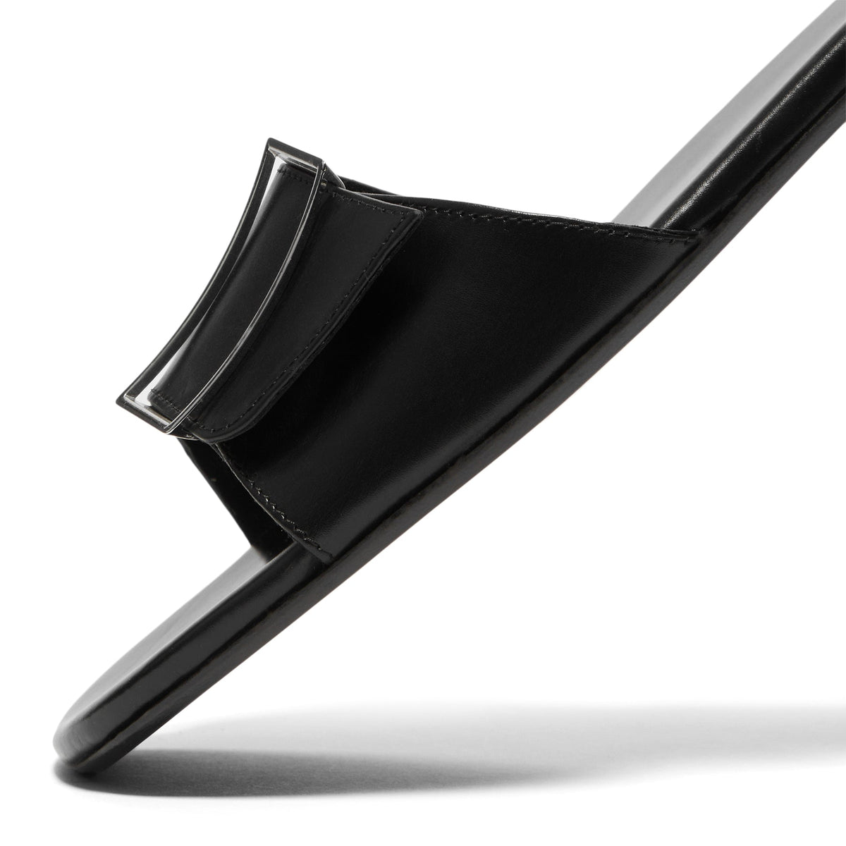 Jude Floor Flat (Black Leather) - Image 6