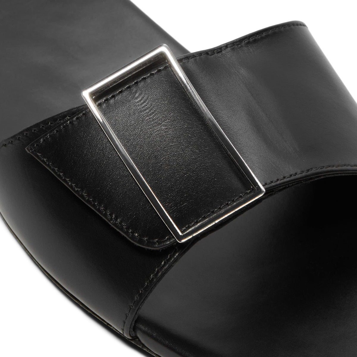 Jude Floor Flat (Black Leather) - Image 8
