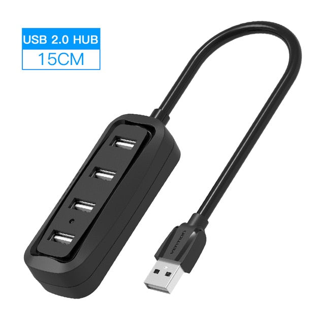 High-Speed USB 3.0 4-Port Hub - A