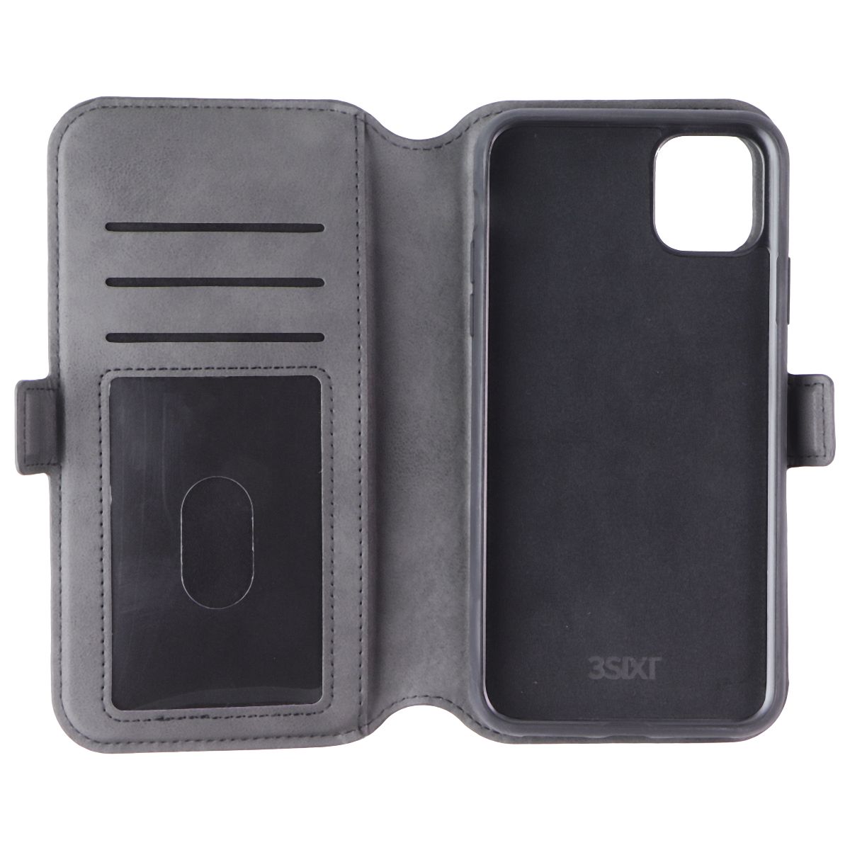 3SIXT NeoWallet Series Folio Case for Apple iPhone 11 Pro Max - Black - New - Image 3