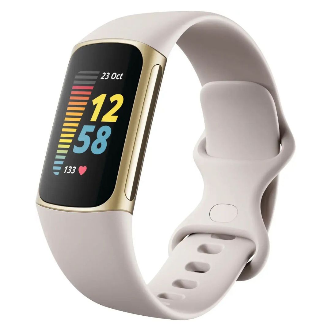 Fitbit Charge 5 – Advanced Fitness & Health Tracker – Soft Gold / White Band – FB421GLWT - Image 3
