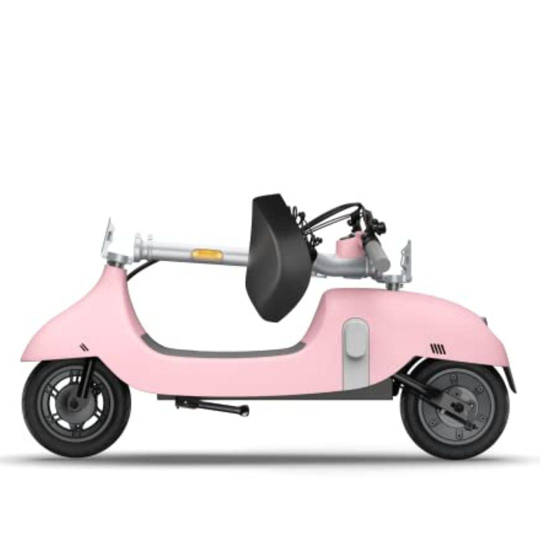 OKAI - Ceetle Pro Electric Scooter with Foldable Seat w/35 Miles Max Range & 15.5mph Top Speed - Pink - EA10C-PINK - Image 6