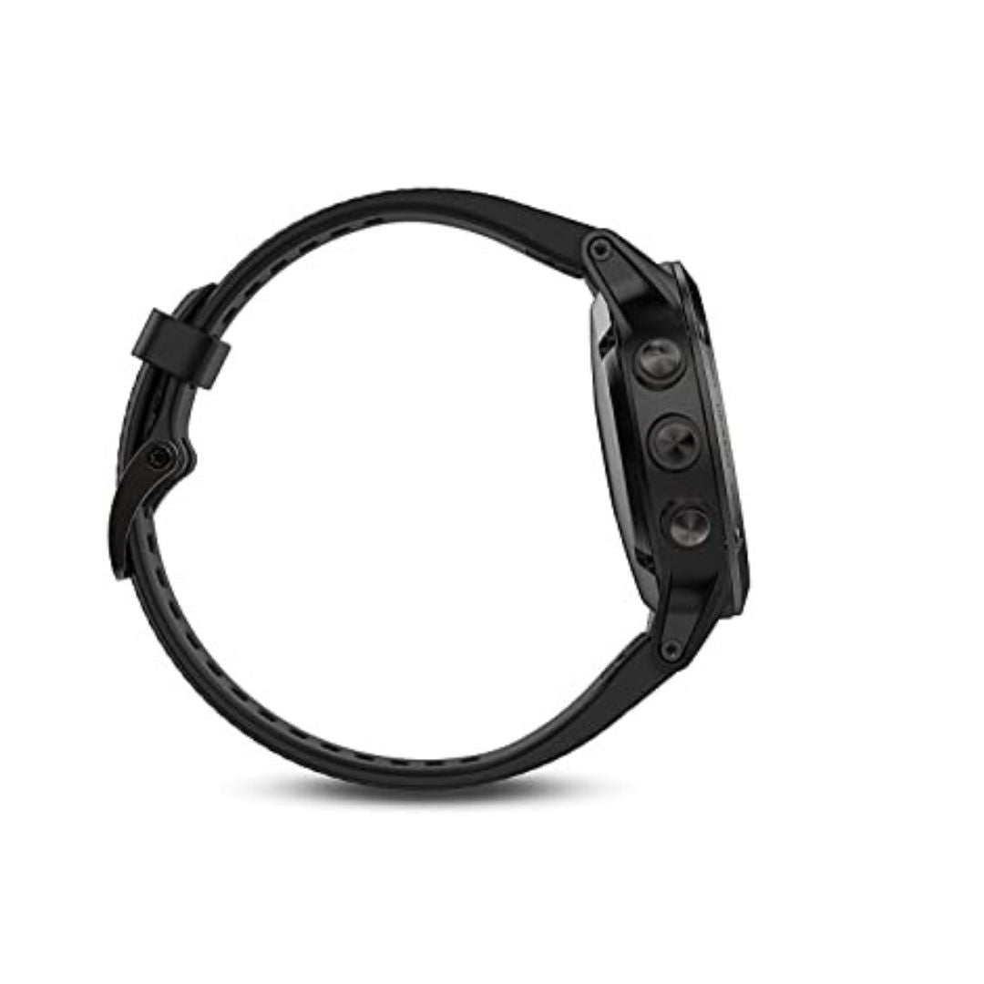 Garmin fēnix 5 Sapphire Smartwatch 47mm Fiber-Reinforced Polymer - Black w/ Black Band - 010-01688-10 - Image 3