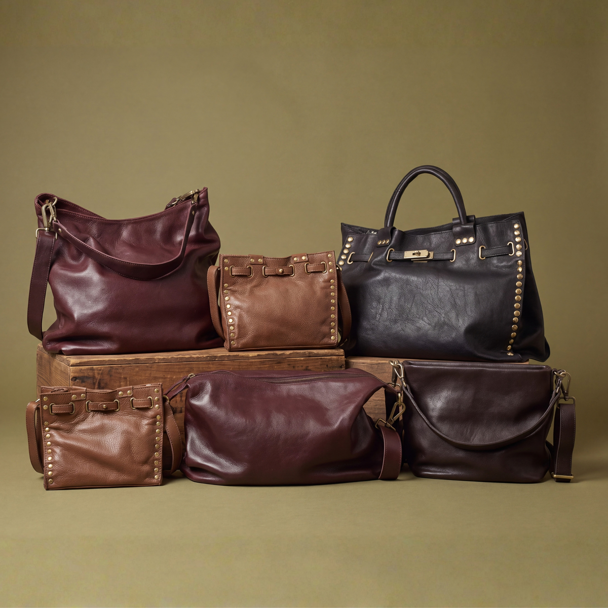 Bree Milled Leather Shoulder Bag - Image 13