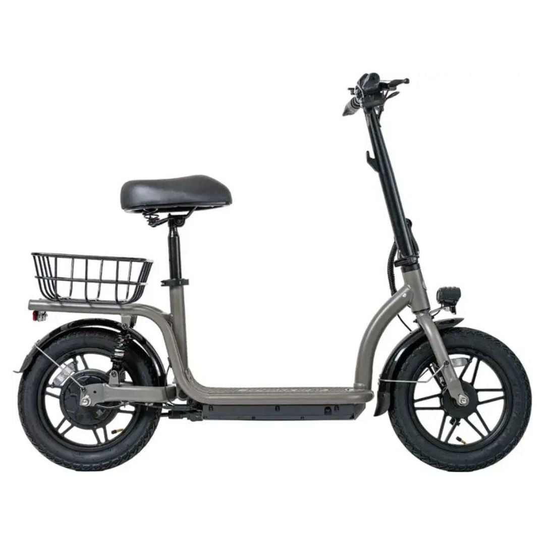 GoTrax - FLEX VOYAGER Electric Scooter w/15mi Operating Range & 15.5mph Max Speed - Gray - Good Condition - Image 3