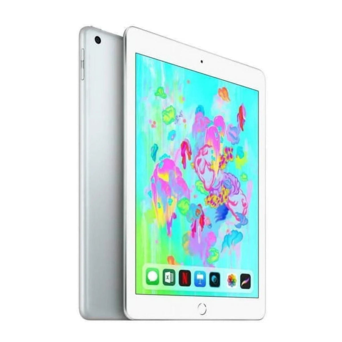 Apple iPad 9.7"(6th Gen, 2018) Wi‑Fi + Cellular – 32 GB – Silver – MR6P2LL/A - Image 3