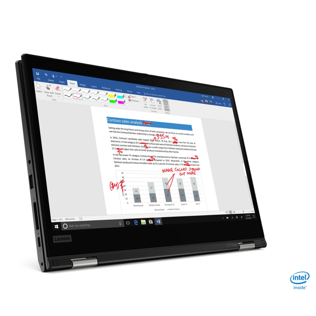 Lenovo ThinkPad L13 Yoga – 13.3" FHD Touch 2-in-1 – i7-1165G7 – 16GB RAM – 512GB SSD – 20VK0053US - Image 4