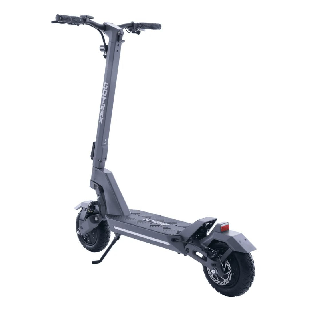 GoTrax - RAPTOR Electric Scooter w/28 mi Max Operating Range & 30mph Max Speed - Gray - Image 4