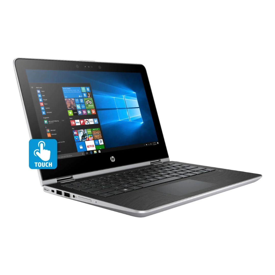HP Pavilion x360 – 11.6" WXGA 2-in-1 Touch – Pentium N5000 – 4GB RAM – 500GB HDD – Silver – 11M-AD113DX - Image 3