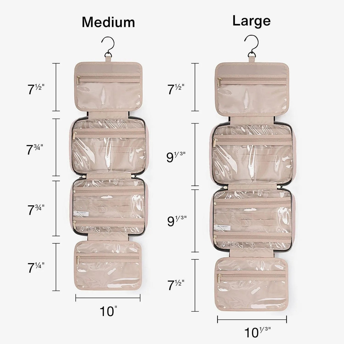 Bonchemin Pink The Space Saver Toiletry Bag - Image 4