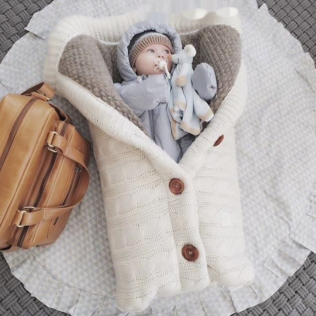 Baby Stroller Sleeping Bag - White