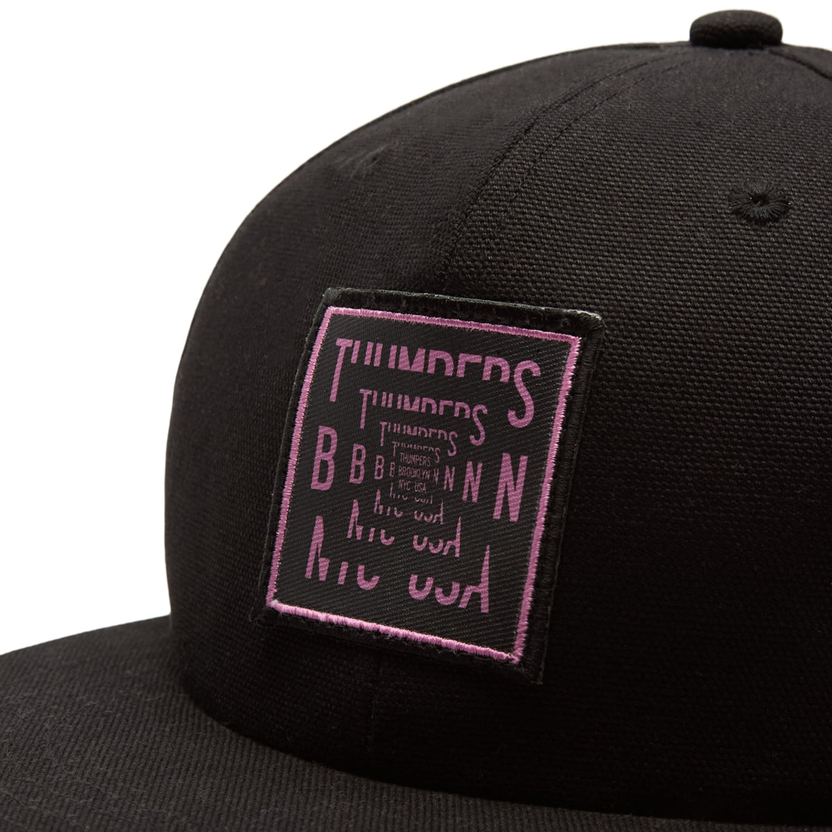 THUMPERS NYC Three Flags Logo Cap (BLACK) - Image 6