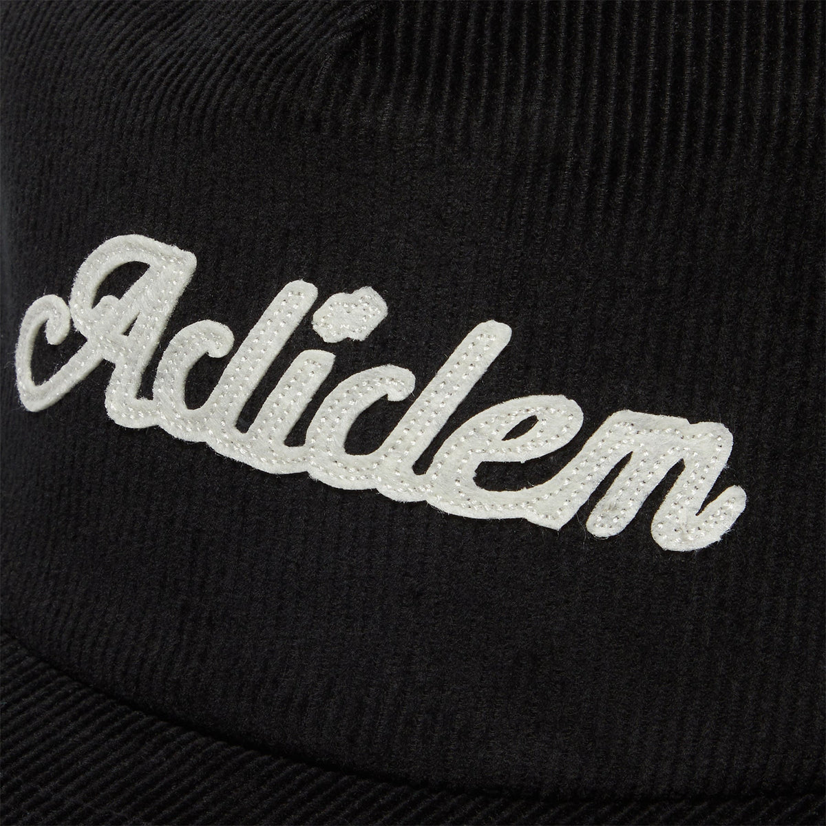 Adidem Asterisks Corduroy Felt Cap (Black) - Image 6