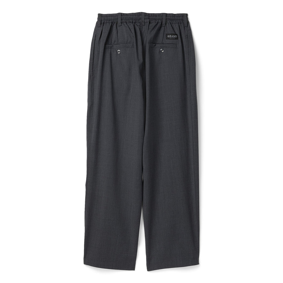 Grand Collection Wool Pant (Charcoal) - Image 2
