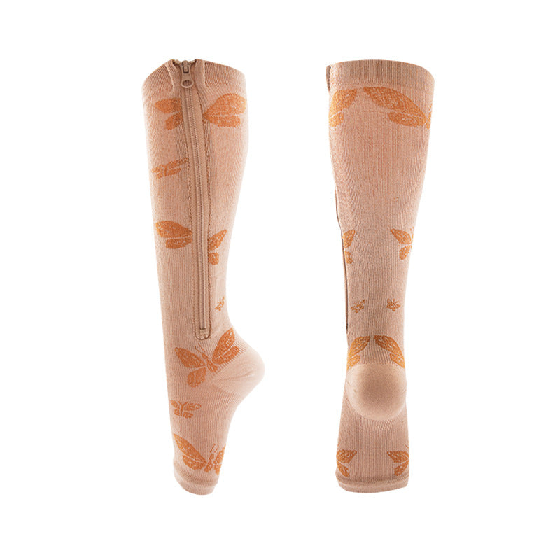 Sports Toe Compression Socks - Butterfly