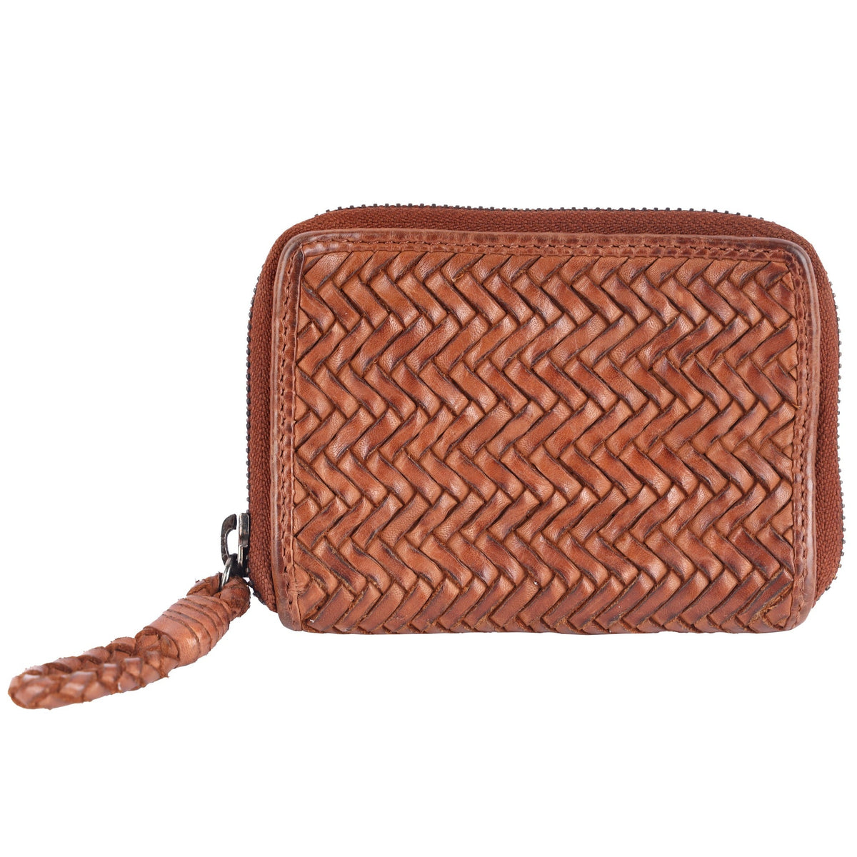 Smith Leather Wallet - Cognac