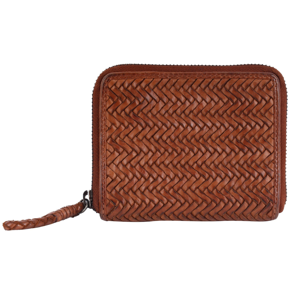 Skye Leather Wallet - Cognac