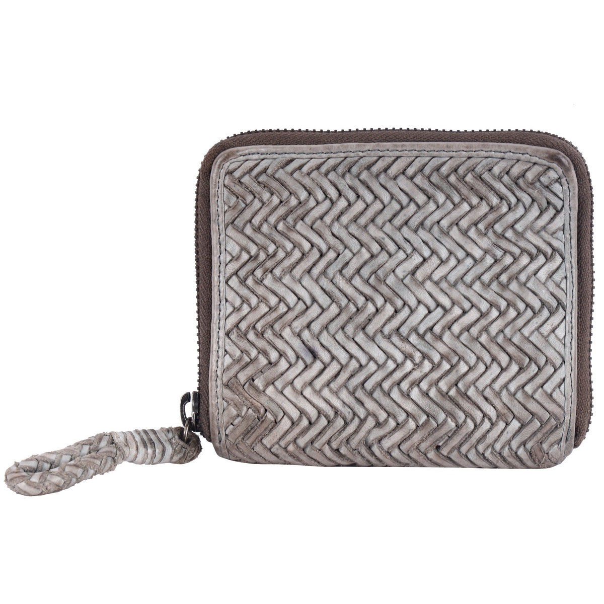 Skye Leather Wallet - Grey