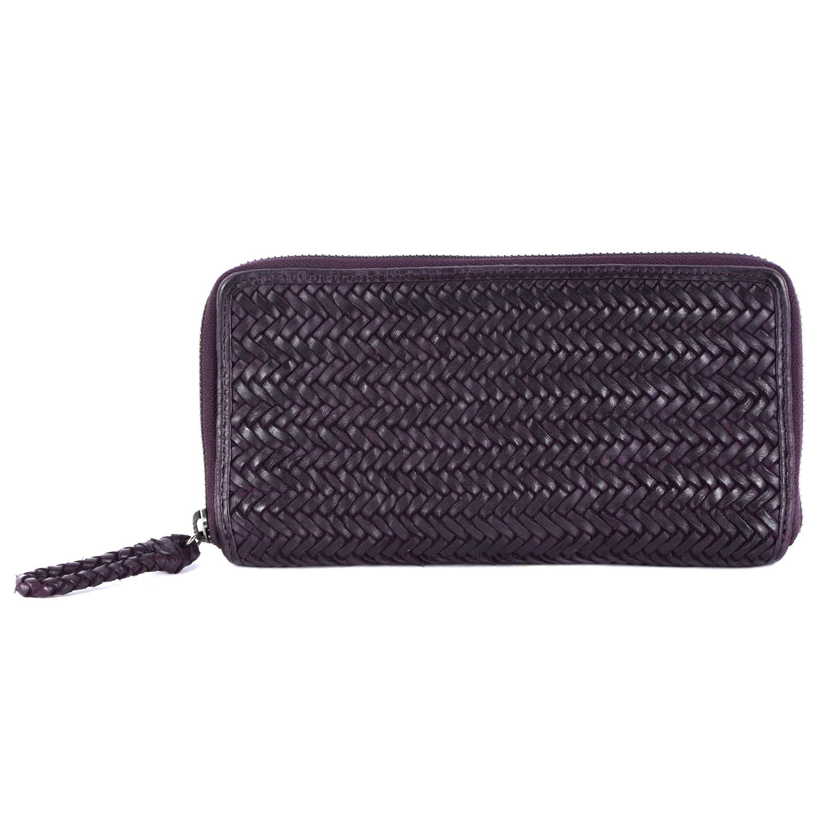 Talulah Leather Wallet - Aubergine