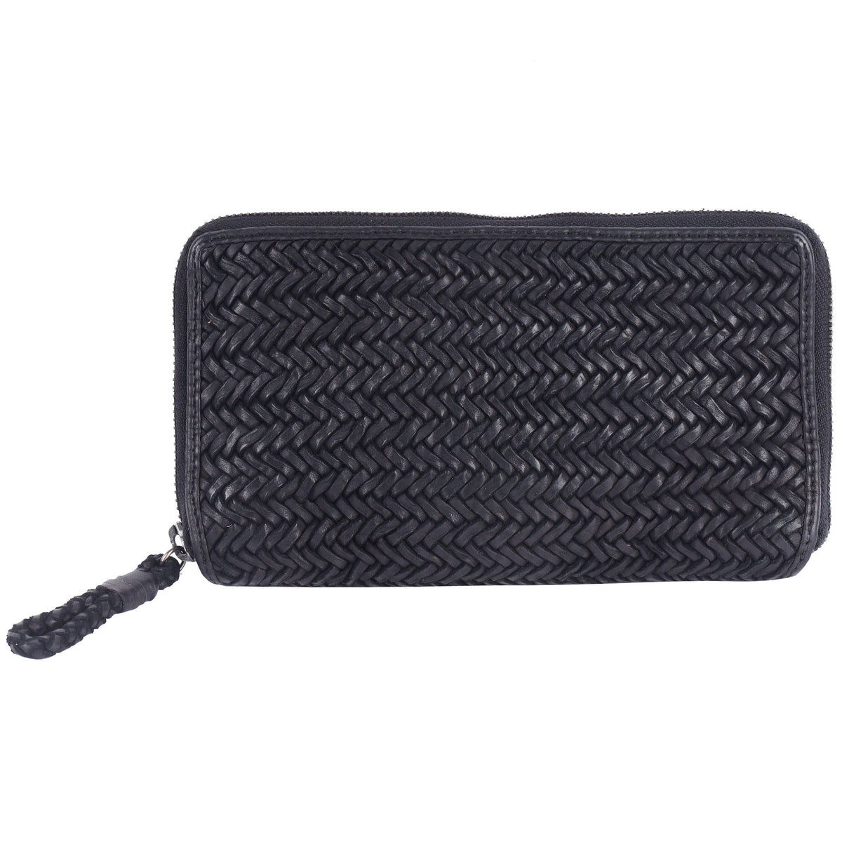 Talulah Leather Wallet - Black