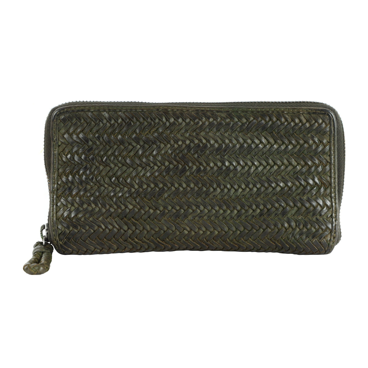 Talulah Leather Wallet - Olive