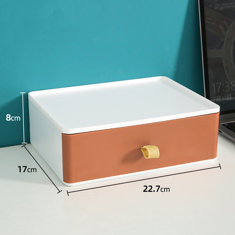 Hot Selling Cosmetics Home Storage Plastic Box - Orange