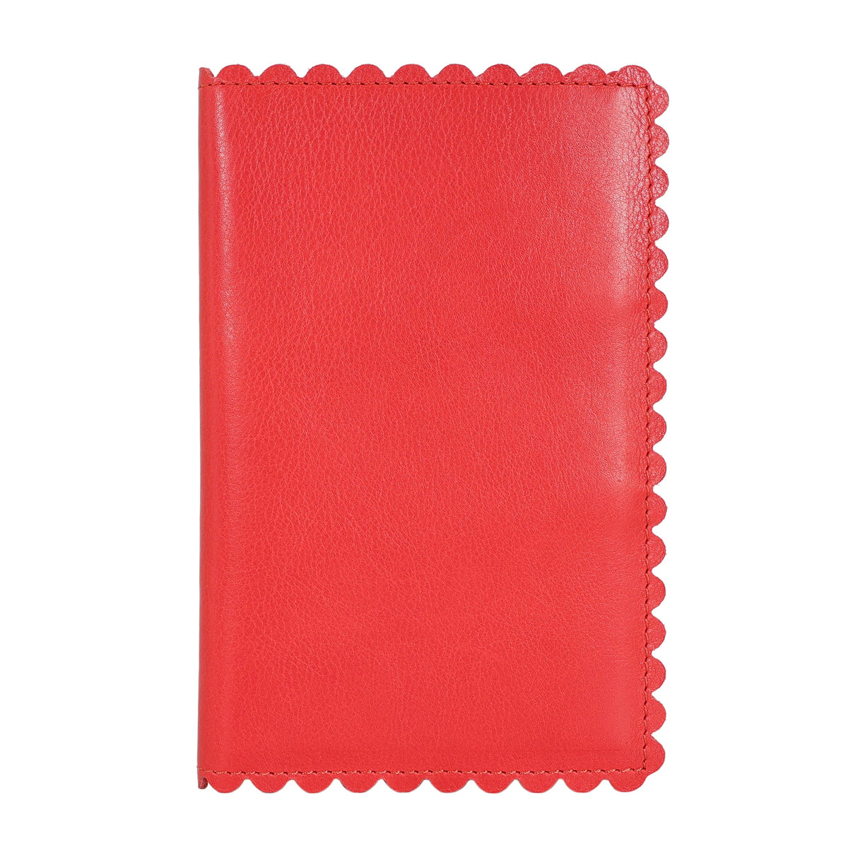 Lyla Leather Passport Case - Red