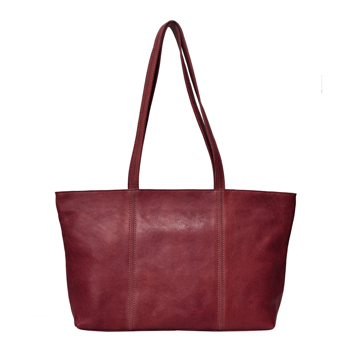 Margot Leather Tote Bag - Oxblood