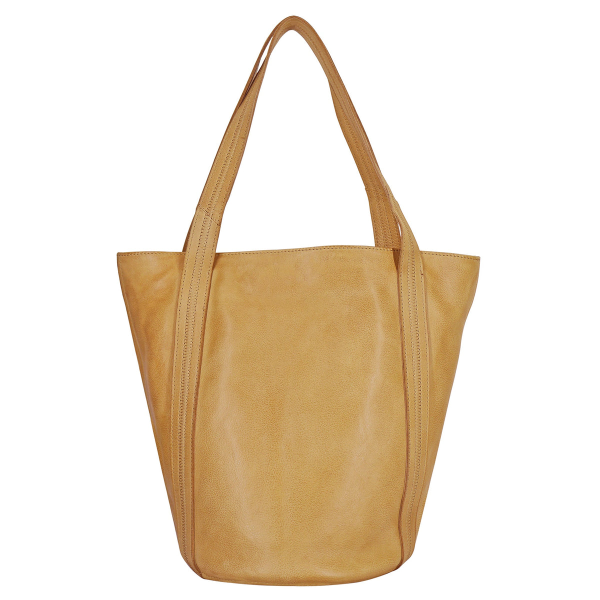 Kent Leather Tote Bag - Camel