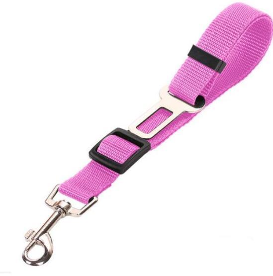 2-in-1 Pet Car Seat Belt & Leash - Pink / Uniform code