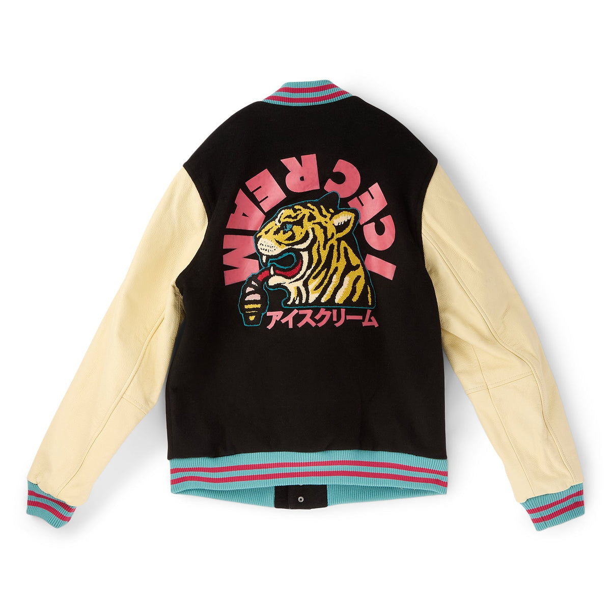 Ice Cream Dipped Varsity Jacket (Black) - Image 2