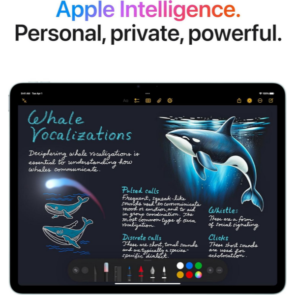 iPad Air 11" (M2, 2024) 256GB - Blue (Wi-Fi) - Image 3