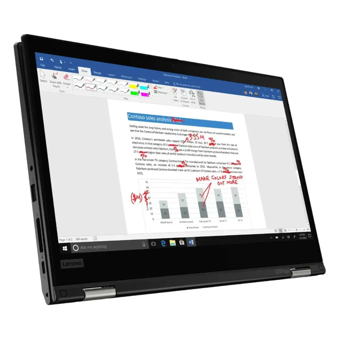 Lenovo ThinkPad Yoga L13 Gen 2 – 13.3" FHD Touch 2-in-1 – Intel Core i7-1165G7 – 16GB RAM – 512GB SSD – Black - Image 4