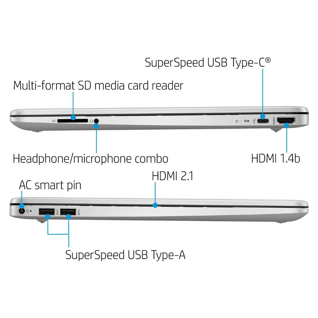 HP Laptop – 15.6" WXGA Touch – i5-1135G7 – 8GB RAM – 512GB SSD – Silver – 15-dy2703dx - Image 5