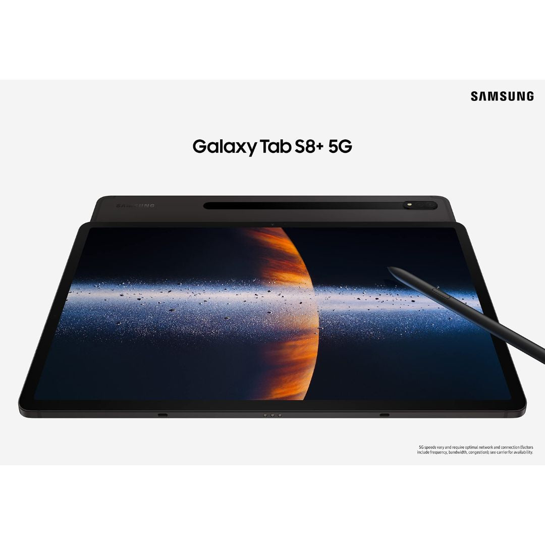 T-Mobile - Samsung Galaxy Tab S8+ 5G - 128GB - Graphite - SM-X808UZAAXAU - Image 5