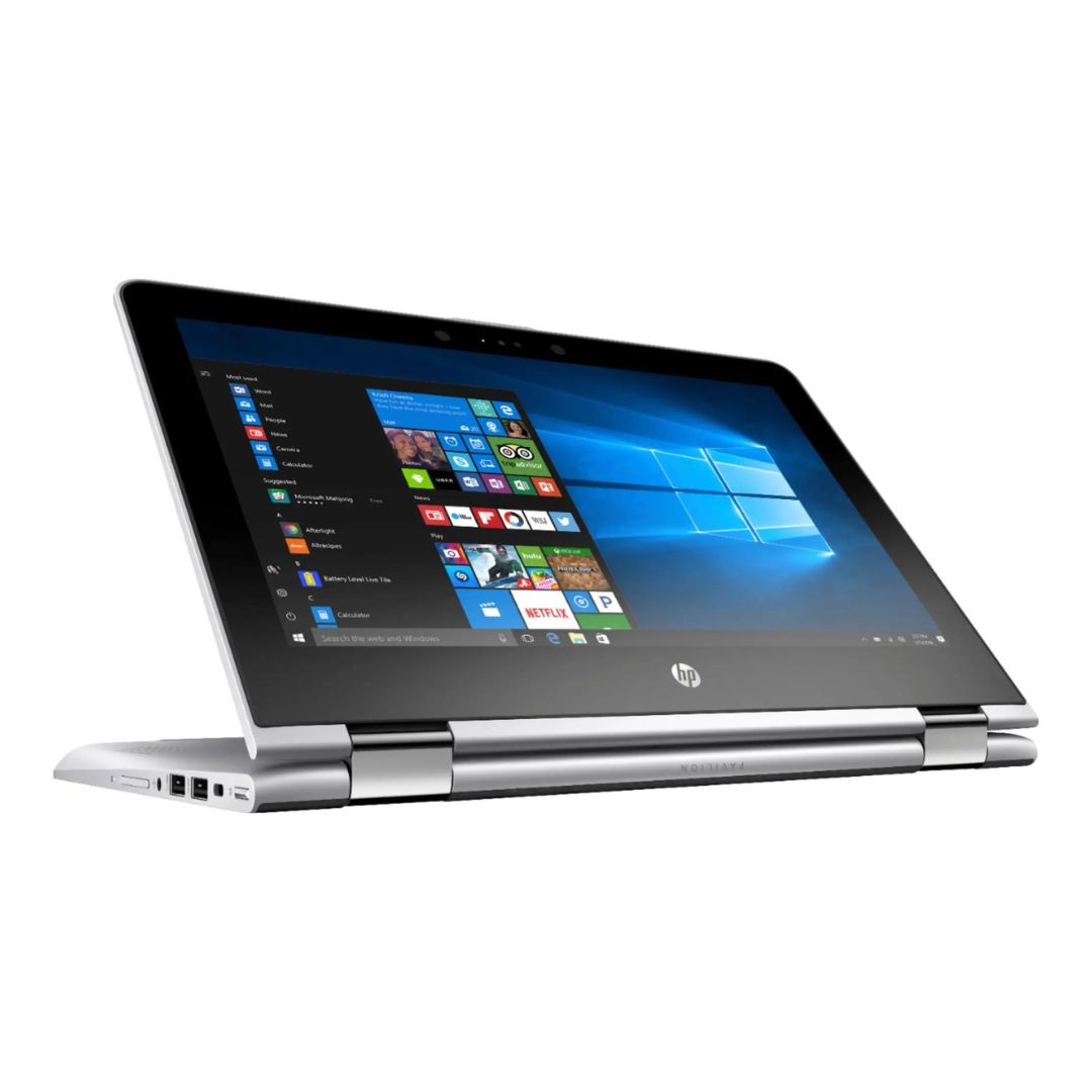 HP Pavilion x360 – 11.6" WXGA 2-in-1 Touch – Pentium N5000 – 4GB RAM – 500GB HDD – Silver – 11M-AD113DX - Image 4