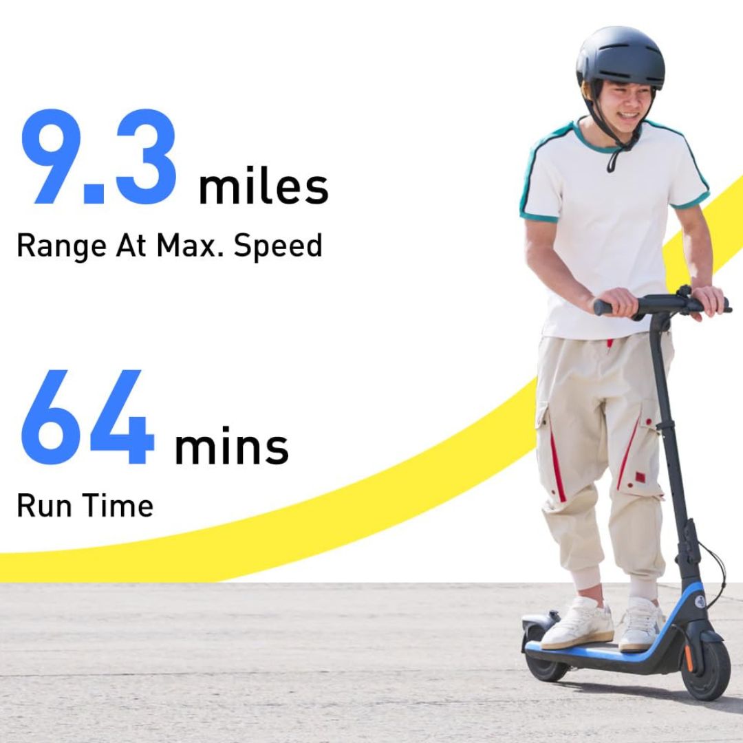Segway - Ninebot C2 Pro Kid Electric Scooter w/ up to 7.5mi Range & 12.4mph Max Speed - Black - AA.10.04.02.0011 - Image 5